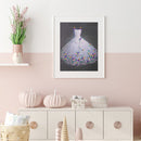 Special Shaped 5D Kit White Wedding Dress Diamond Painting Craft (YXC021)