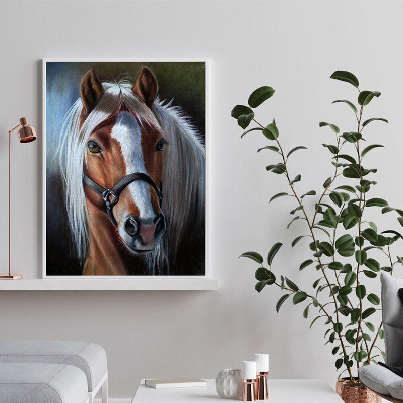 Wild Animal Oil Paint by Numbers Hand Painted Frameless Picture Home Ornament