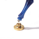 Wooden Handle Fire Lacquer Seal Stamp Metal Envelope Wax Lacquered Envelope