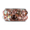 Buckle Mini Claw Ring Hair Clip Crystal Hairband Ponytail Holder Headband