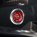Engine Start Stop Ignition Key Ring Cover for Chevrolet Corvette C8 2020 2022