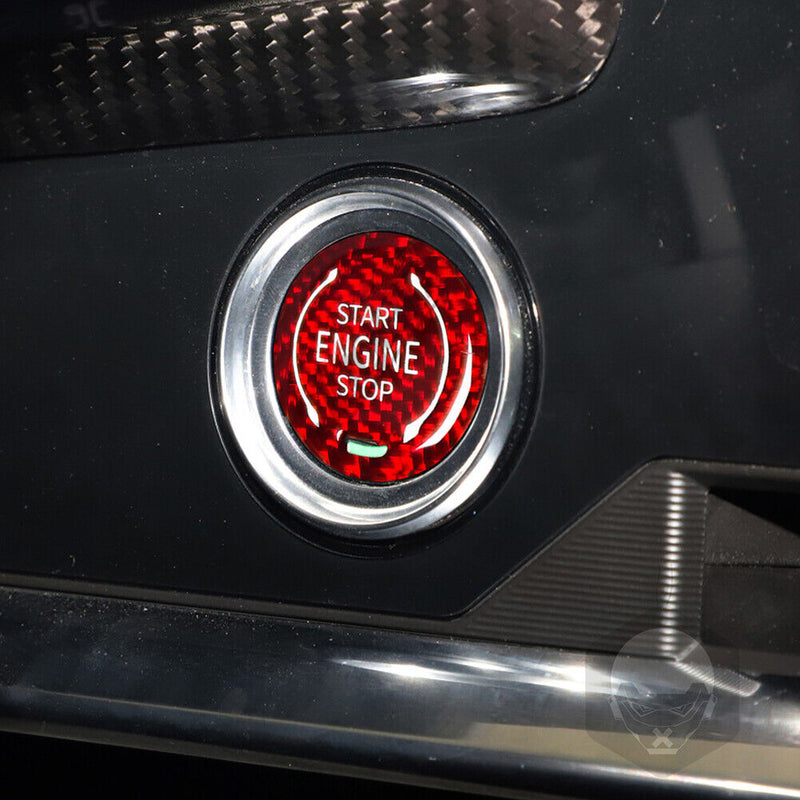 Engine Start Stop Ignition Key Ring Cover for Chevrolet Corvette C8 2020 2022