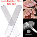 Transparent Nail Sanding Grinding Shiner Nano Polished Glass Nail File