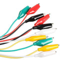 10pcs 50cm Colorful Crocodile Clamps Cable-Double-Ended Jumper Test Leads Wire DIY