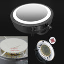 17.8cm 10x Magnification, Double Sided, LED, 360 Degree Rotating Makeup