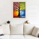 ahomi 5D Colorful Tree Diamond Paintings Full Drill DIY Embroidery Cross Stitch