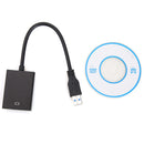 USB 3.0 to HDMI-compatible Adapter Converter 1080P HD External Video Graphi