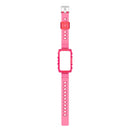 TPU Transparent Strap for HUAWEI HONOR Band 6 Wristband Belt (Rose Red) Newly