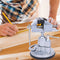 Vacuum Base Bench Table Vise with Suction Cup Base 360 Degree Rotation Head