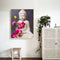Acrylic Oil Painting By Numbers Buddha Flowers Digital Picture Home Wall Decor