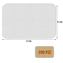 Air Fryer Blotting Paper Kitchen Parchment Silicone Paper (White Small) Newly
