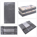 Under Bed Storage Organizer Sturdy Structure Large Capacity Underbed Bag Gray