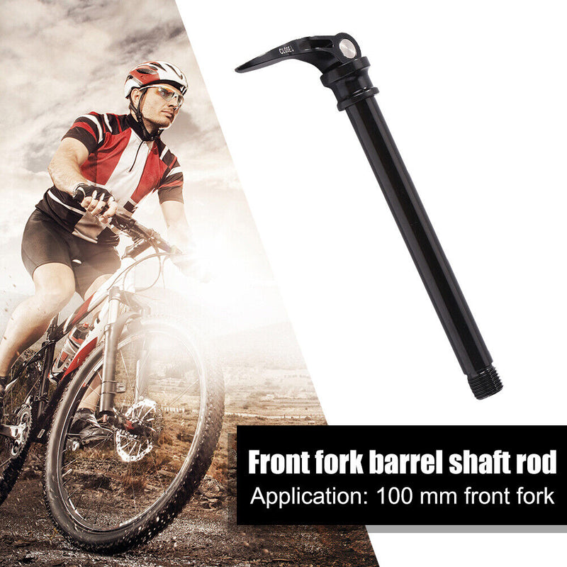 Bicycle Quick Release Thru Axle Skewer 100x15mm MTB Front Fork Shaft Lever Newly