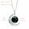 Women Girls 12 Zodiac Celestial Jewelry Moon 12 Constellation Necklace Pendant