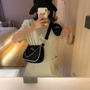Fashion Women Shoulder Bag Solid Nylon Handbags Girls Street Casual Shoulder Bag