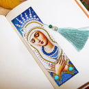 2x 5D DIY Diamond Painting Leather Bookmarks Goddess Special Shaped Embroid