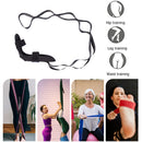 Yoga Leg Stretcher Strap for Ballet Gym Flexibility Stretch Belt (Black) Newly