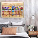 5D Diamond Painting Letter Flower Set Full Square Mosaic Picture DIY Home Dec