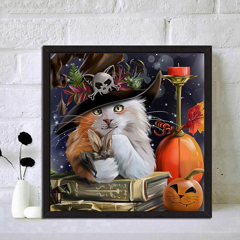 Halloween 5D DIY Diamond Painting Full Round Drill Embroidery Wall Decor Newly