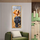 5D DIY Full Drill Diamond Painting 2 Dogs Cross Stitch Embroidery (Z415)