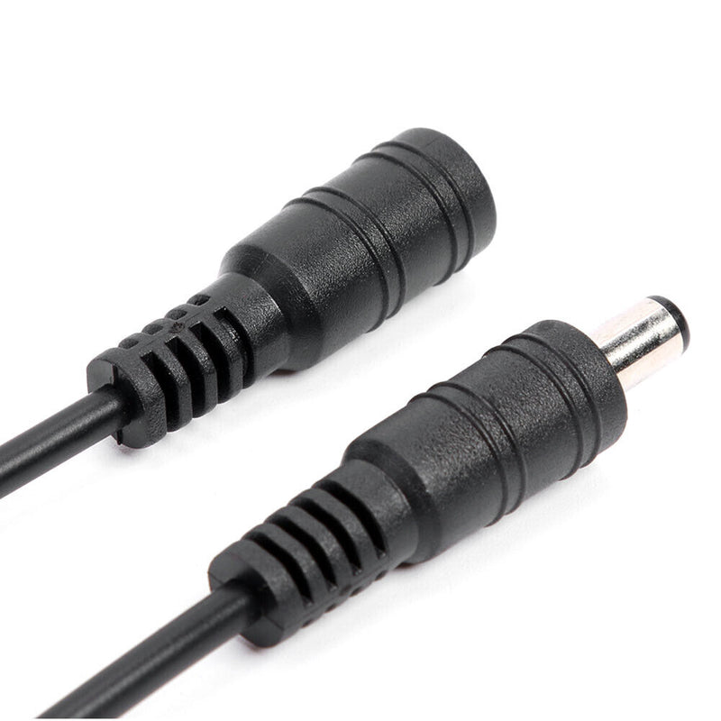 DC 5.5x2.1mm Male Female Extension Cable for CCTV Camera LED Strip (0.5m) Newly