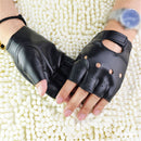 Accessories Rivet Motor Ride Gloves Fingerless Punk Glove Leather Mittens