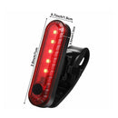 COB Bright Rear Lamp Bike Tail Light Bicycle Taillight Safety Indicator