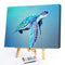 Oil Paint By Numbers Picture DIY Painting Turtle Animal Handmade Gift for Adults