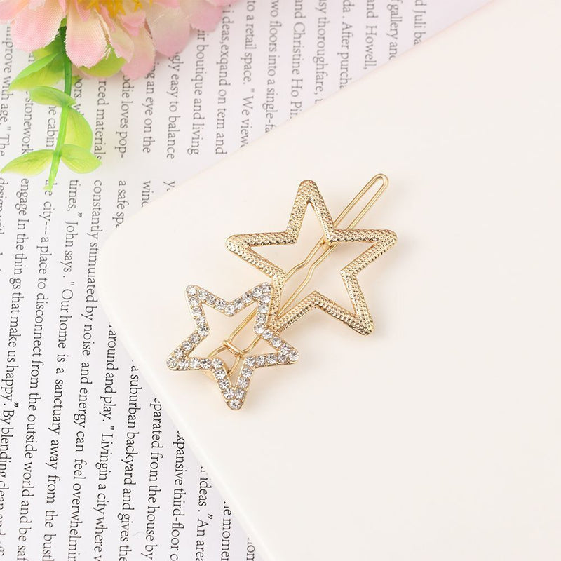 Women Ladies jewelry Star Hairpin Hair Decorations Headwear Hair Clips