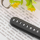 Accessories Key Chain Pendant Key Ring Plate Car DIY Anti-lost Keychain