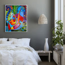 Musical Instrument Oil Paint By Numbers Hand Painted Wall Art Craft Home Deco
