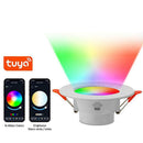 10W RGB LED Ceiling Light Recessed Downlight Bluetooth Lamp WIFI Panel E5Z5