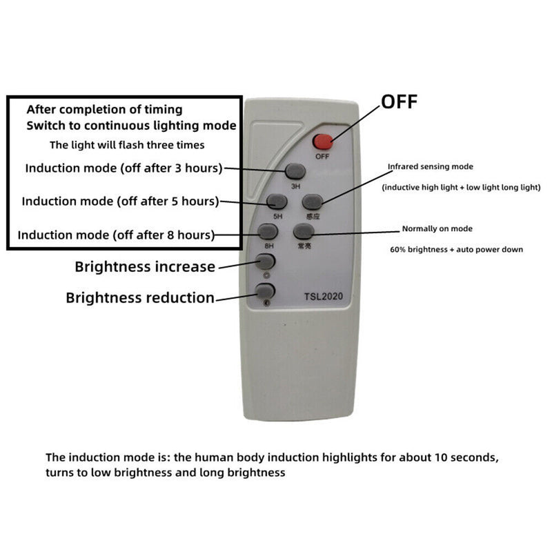 3.2V 3.7V Remote Control PIR Solar Integrated Street Lamp Sensor Circuit Board