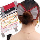 Crown Twister Bow Hair Bands Classy Multicolor Cloth Deft Bun Hair Bun Maker