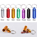 Chain Medicine Box Survival Drug Carry Waterproof Container Pill Holder Case