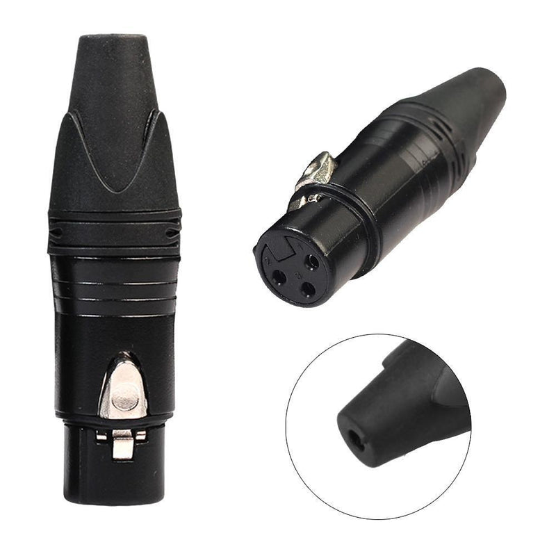 10pcs DIY Microphone XLR 3Pin Female Connector Cable Solder Plug Adapters Newly
