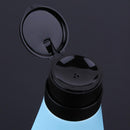 Cone-Shape 220ml Refillable Bottles Nail Pump Liquid Container(Light Blue)