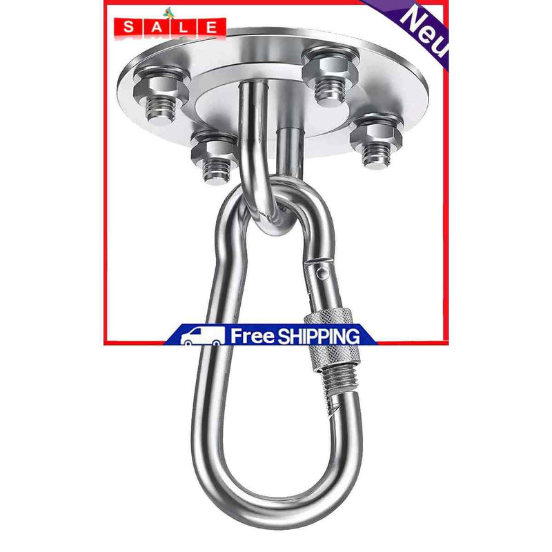 Hammock Hanging Kit - Ultra Durable 500KG Capacity Stainless Steel Hook Hanger