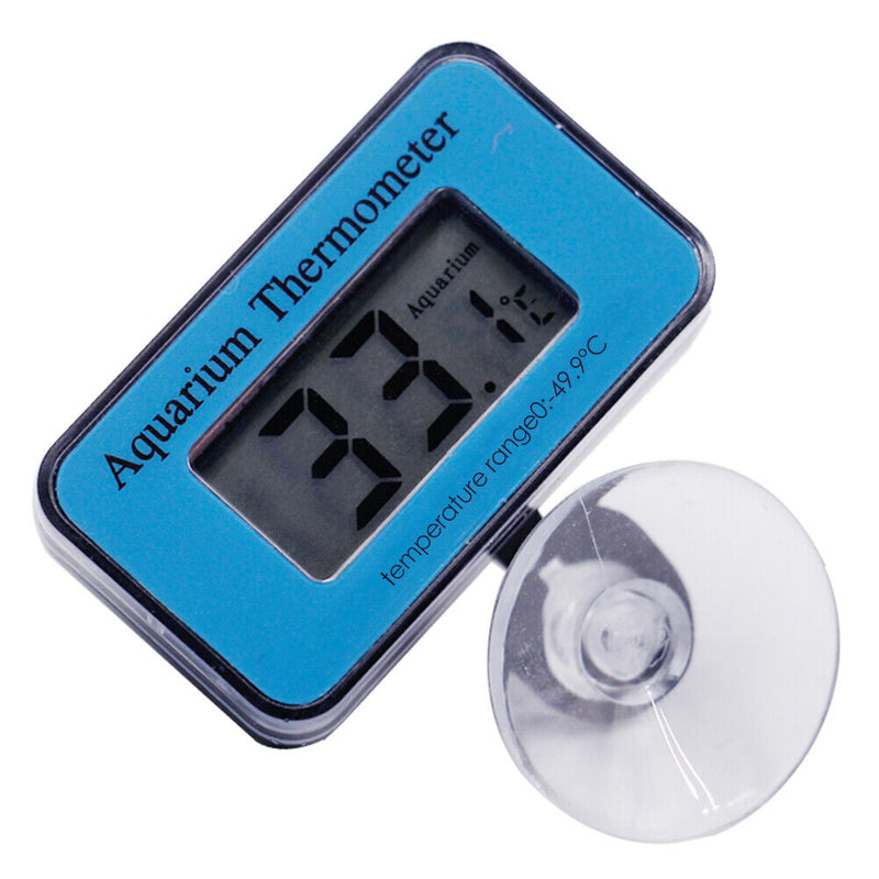 LCD Digital Fish Tank Aquarium Thermometer Suction Submersible Water Temp Meter