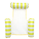 Swimming Pool Float Hammock Multi-Purpose Inflatable Lounge Bed (Yellow) Newly