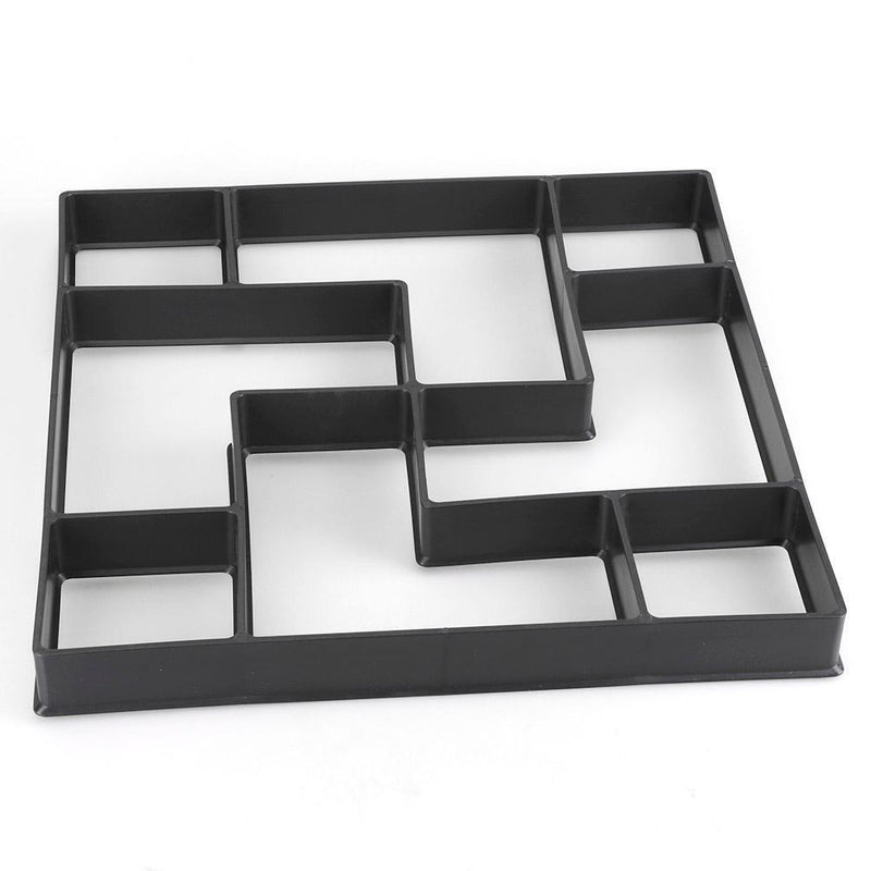 Garden Pavement Mold DIY Manually Paving Cement Concrete Brick Mould (9)