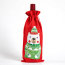 Special Drill Diamond Painting Wine Bottle Covers Kit for Christmas Table Dec