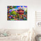 Handpainted DIY Building Backyard Oil Paint by Numbers Kit Pictures Craft G