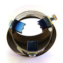 Burnt Multicolor Bent Stainless Steel Car Auto Exhaust Tip Muffler Silencer