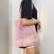 #A Fashion Hollow Knitted Shoulder Bag Women Simple Crochet Tote Designer Handba