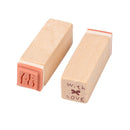 25pcs Love Diary Rubber Wooden Stamp Set DIY with Wooden Box