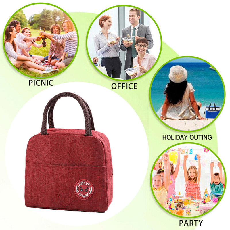 Fresh Cooler Lunch Box Portable Insulated Thickened Oxford Thermal Picnic Bag