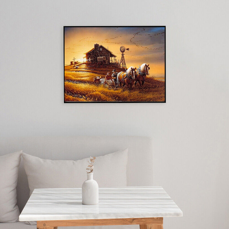 5D DIY Full Drill Diamond Painting Dusk Embroidery Craft Kits Bedroom Wall Art