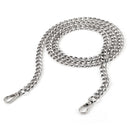 Bag Metal Chain Strap Handle Replacement for DIY Purse Shoulder Handbag 120cm