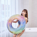 Inflatable Swimming Sequins Rings Float Water Pool Party Swim Circle (90) Newly